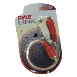 מפצל RCA זכר שתי נקבות PYLE PLRC2F