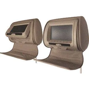 זוג משענות ראש עם DVD מבית TEAC