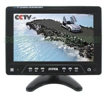 מסך 9 אינטש לרכב עם כניסת VGA