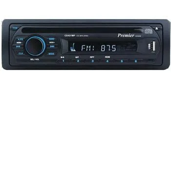 רדיו דיסק לרכב עם כניסת USB Premier CD431MP
