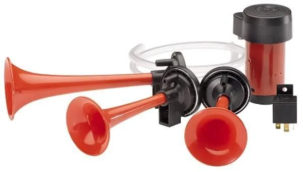 צופר אוויר איכותי 3 קנים 12V מבית HELLA