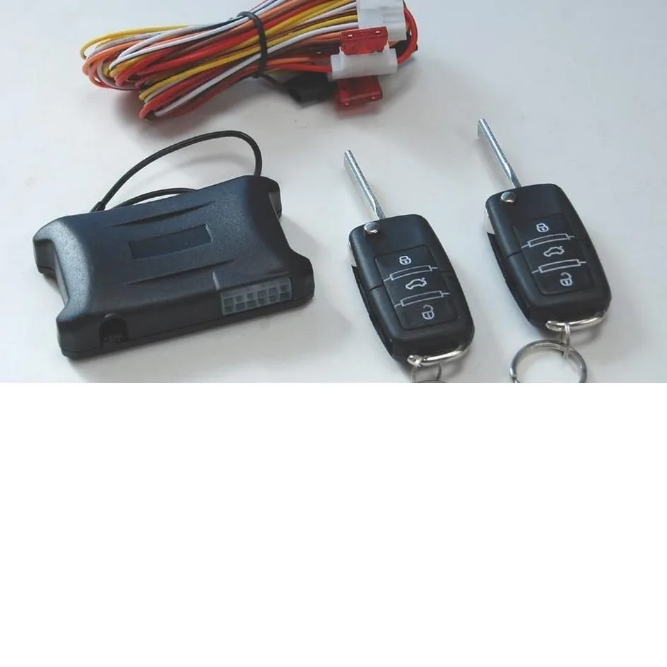 סט שלטי נוחות לרכב עם מפתח קפיציKeyless entry system CF904, With