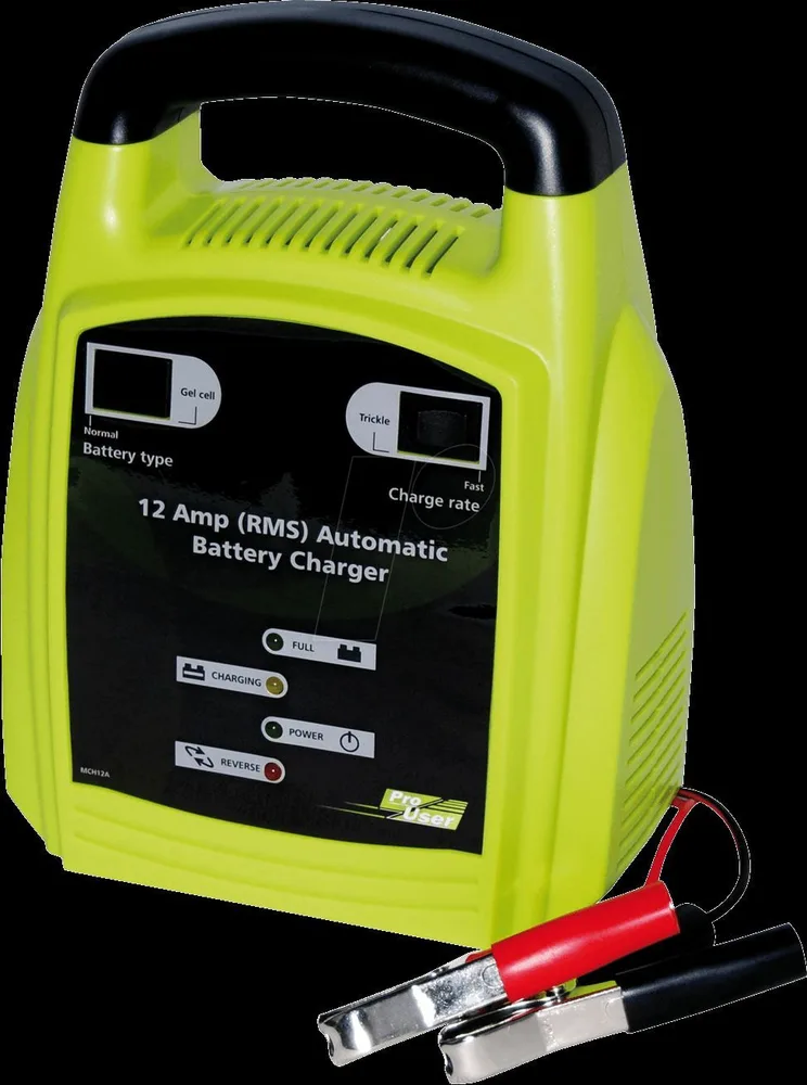 מטען מצברים אוטומטי תוצרת שוויץ 12A 12V