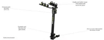 מנשא עומד לוו גרירה MOOSE H3 מבית BUZZ RACK