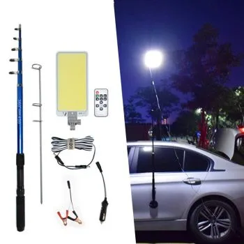 חכת מנורת לד 160W לשטח וקמפינג