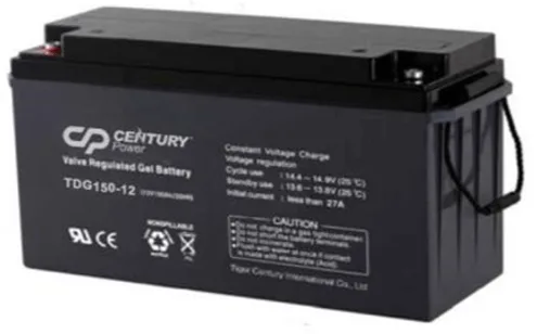 מצבר פריקה עמוקה 12V 150AH ג'ל
