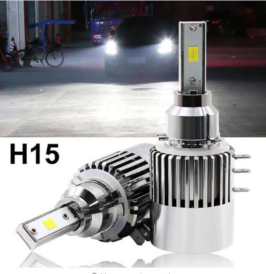 מנורת TURBO LED בצבע לבן חיבור H15