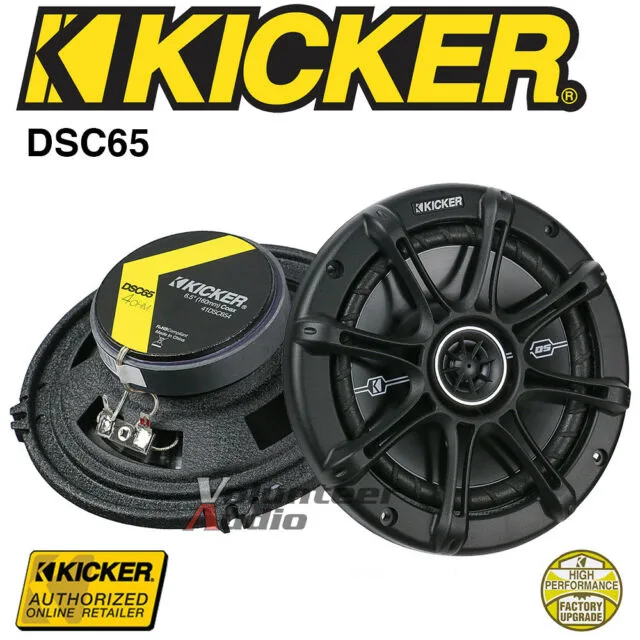 זוג רמקולים 6.5" DSC650 מבית KICKER