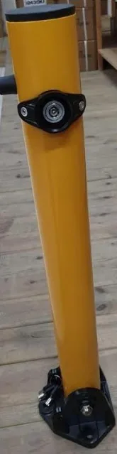 מחסום חניה מוט נעילה ידנית עם מפתח