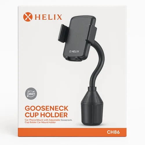 Helix CH86 – מעמד גוסנק אוניברסלי למחזיק כוס ברכב
