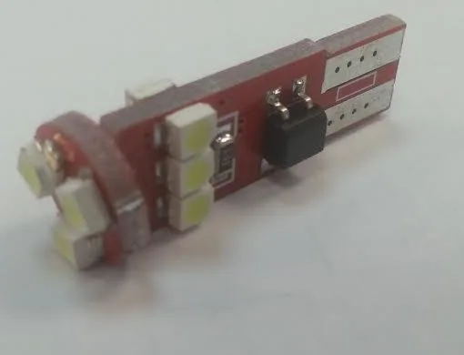 מנורת לד קנבס T10 בצבע לבן