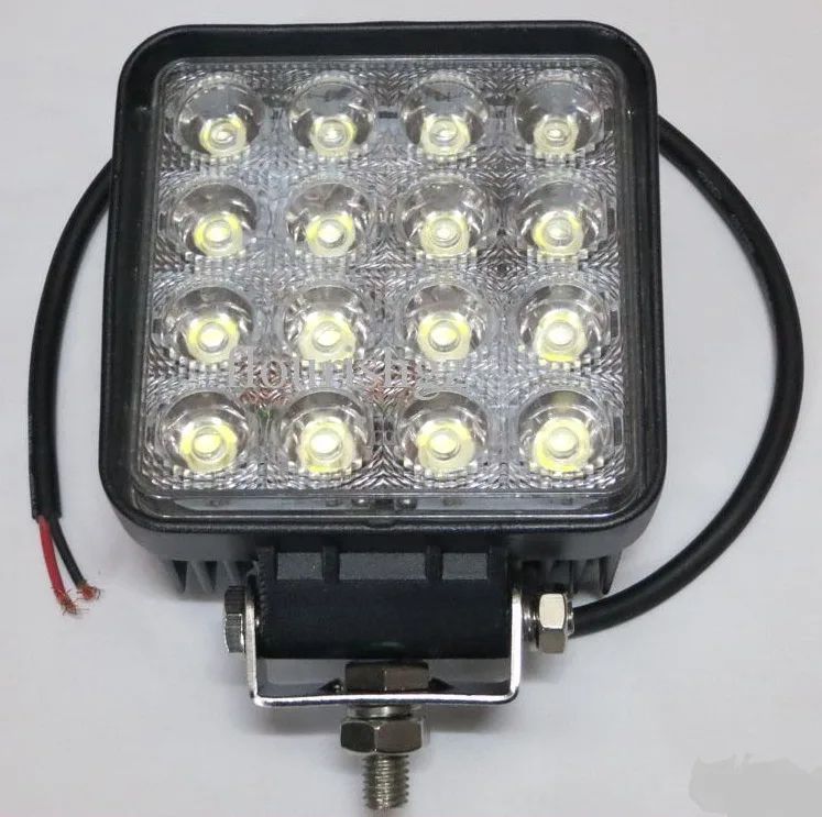 פנסי ערפל/עבודה 4" 16 לדים 48W מרובע