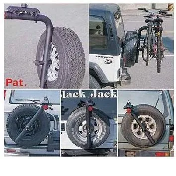 מנשא אופניים לגלגל האחורי מתאים לג`יפים