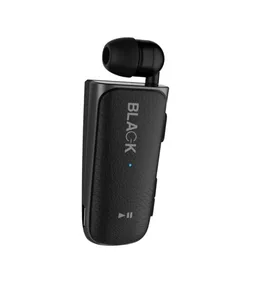 אוזנית בלוטוס רולר עם רטט דגם BLACK