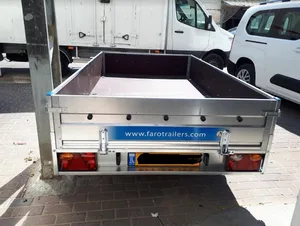 עגלה נגררת פתוחה ללא בלמים עד 550 ק"ג 250X140 ס"מ FARO