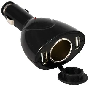 מטען USB כפול ושקע טעינה לרכב מבית V8