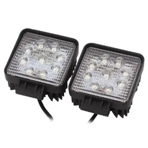 פנס ערפל/עבודה 4" 9 לדים 27W מרובע