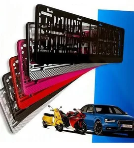 מסגרות קארבון מעוצבות ללוחיות רישוי