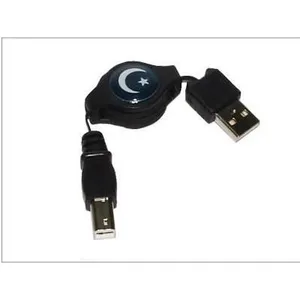 כבל USB נמתח + 3 מתאמים ל USB
