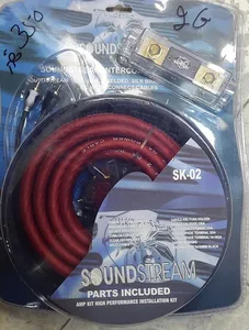 קיט התקנה למגבר 2 Gauge מבית SOUNDSTREAM
