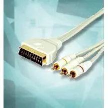 כבל 1.5 SCART מ" 3RCA ALPHA 92065H