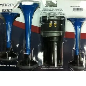 צופר אויר שלושה קנים 12V מבית MARCO