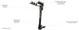 מנשא עומד לוו גרירה MOOSE H3 מבית BUZZ RACK