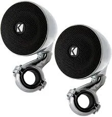 זוג רמקולים מוגני מים 3.5" לאופנוע PSM34 מבית KICKER