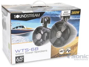 זוג רמקולים  6.5" לגשר בסירה WTS-6B מבית SOUND STREAM