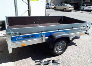 עגלה נגררת פתוחה ללא בלמים עד 550 ק"ג  220X140 ס"מ  FARO