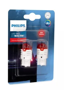 זוג מנורות לד צבע אדום 2 מגעים מבית PHILIPS