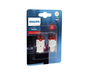 זוג מנורות לד צבע אדום מגע אחד ללא בסיס מבית PHILIPS