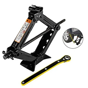 מגבה(ג'ק) מספריים 2 טון ראצ'ט מבית SPAT-TEC + מפתח גלגלים חשמלי לרכב