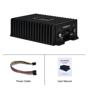 RY-125AB מגבר שמע סטריאו 4x80W High Fidelity Power עבור מערכת וידאו לרכב או ביתית